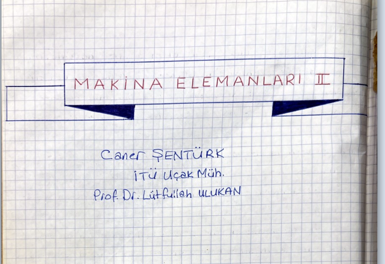 Makine Elemanları - II